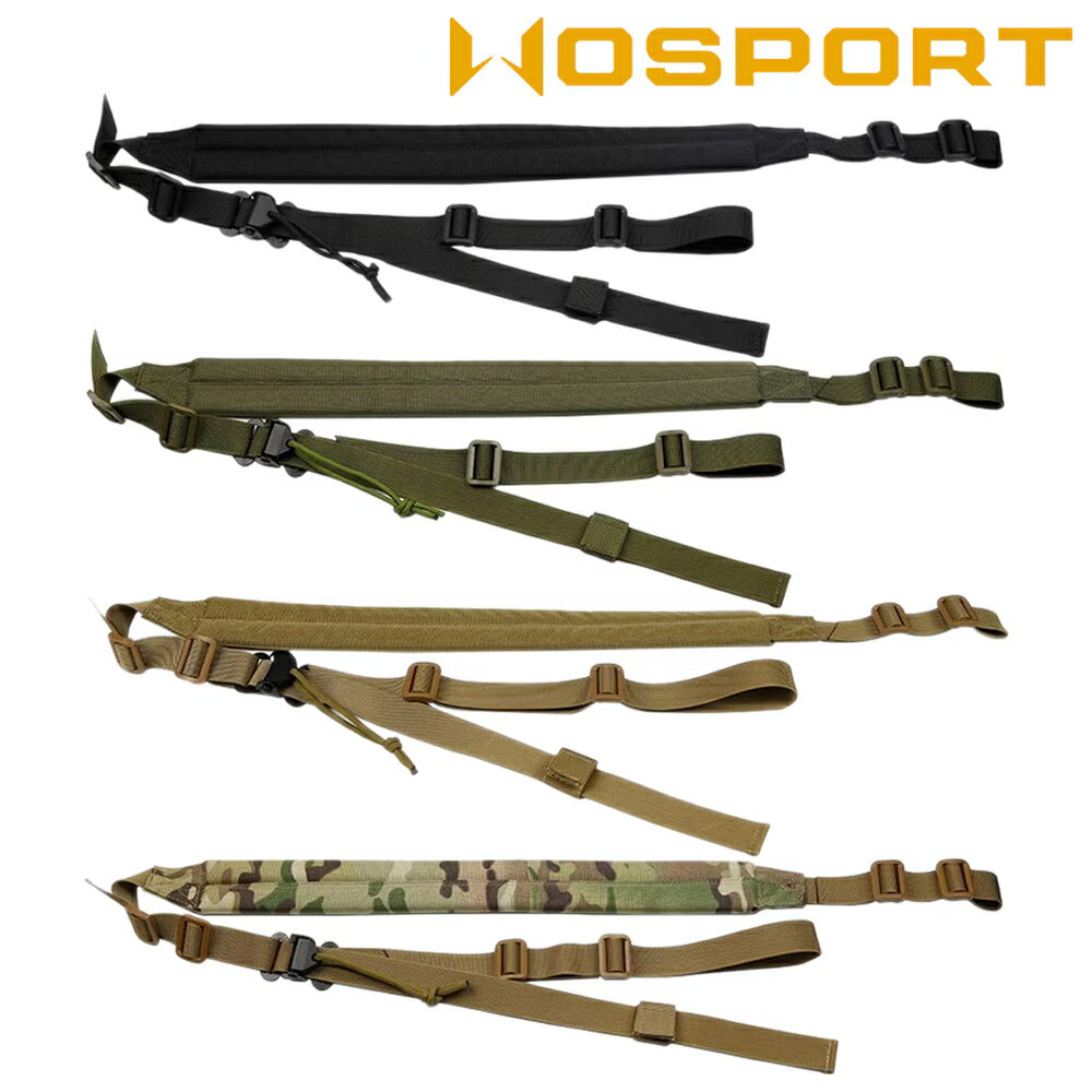 WOSPORT 2ポイント ソフトパット スリング