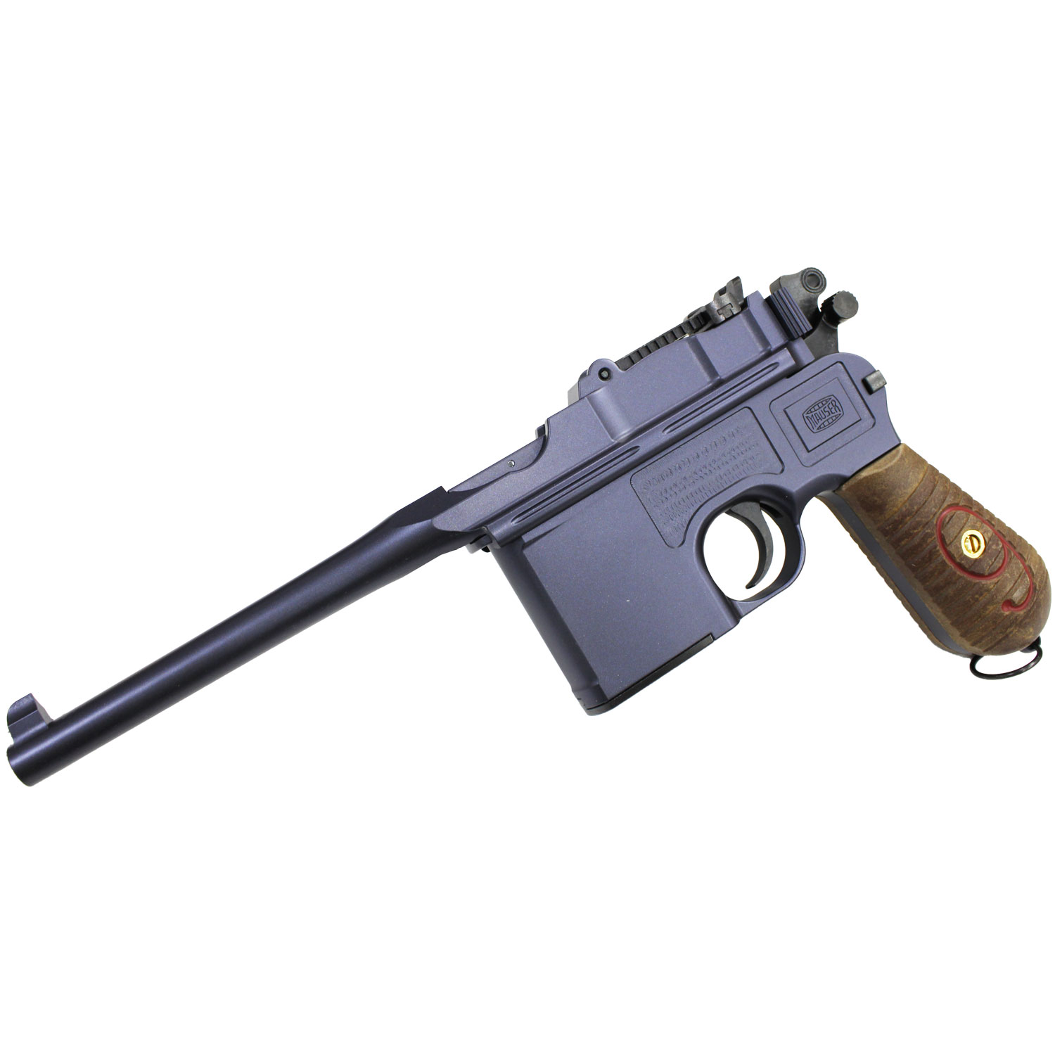 A!CTION モーゼルC96 Mauser C96 Red9 ダミーカートリッジモデル ブルースチール