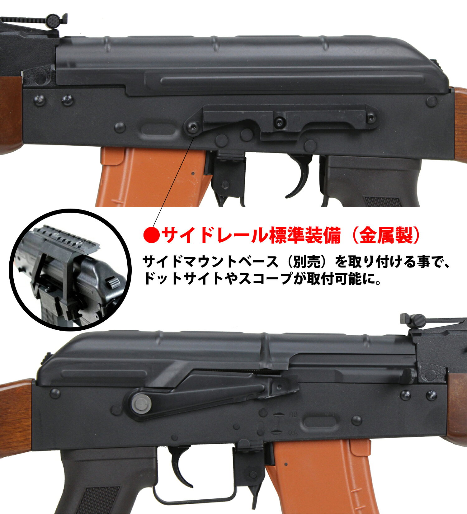 《2月20日再入荷》S&T AK-74N スポーツライン電動ガン フェイクウッド
