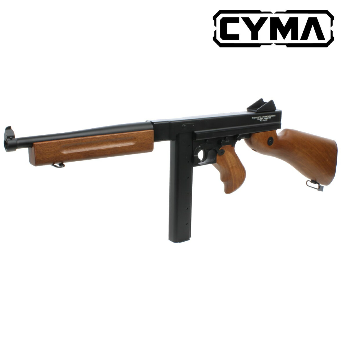 CYMA/CYBERGUN トンプソンM1A1 フルメタル電動ガン フェイクウッド【180日間安心保証つき】