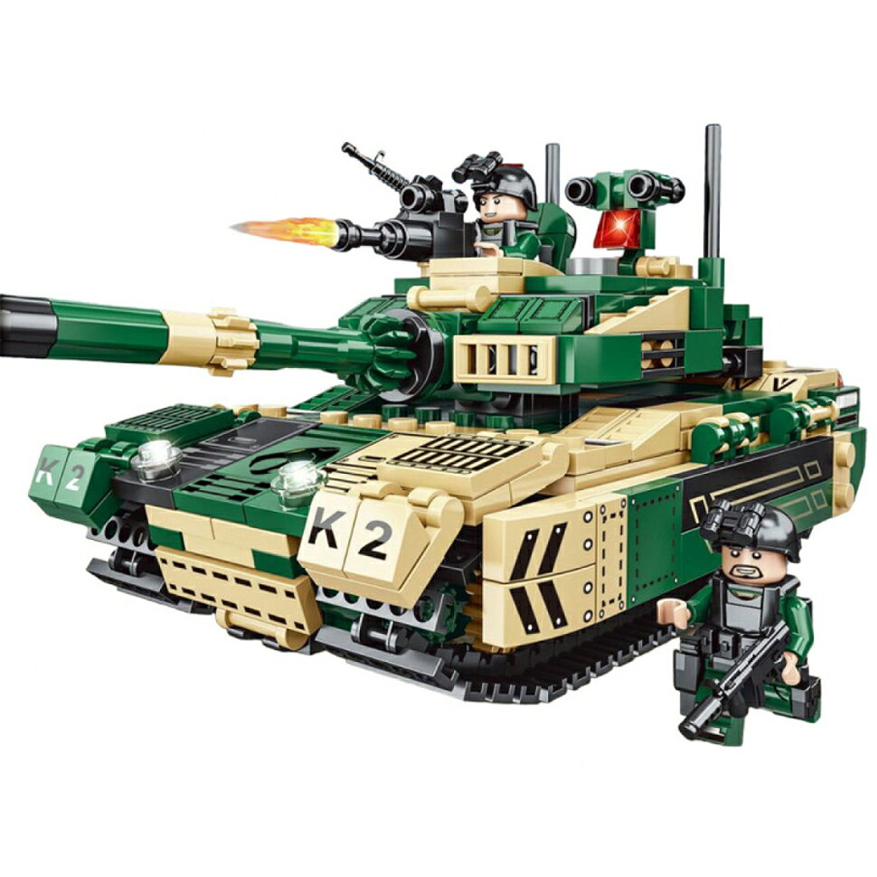 《新商品》K2 ブラックパンサー 戦車タイプ 8in1 模型ブロック