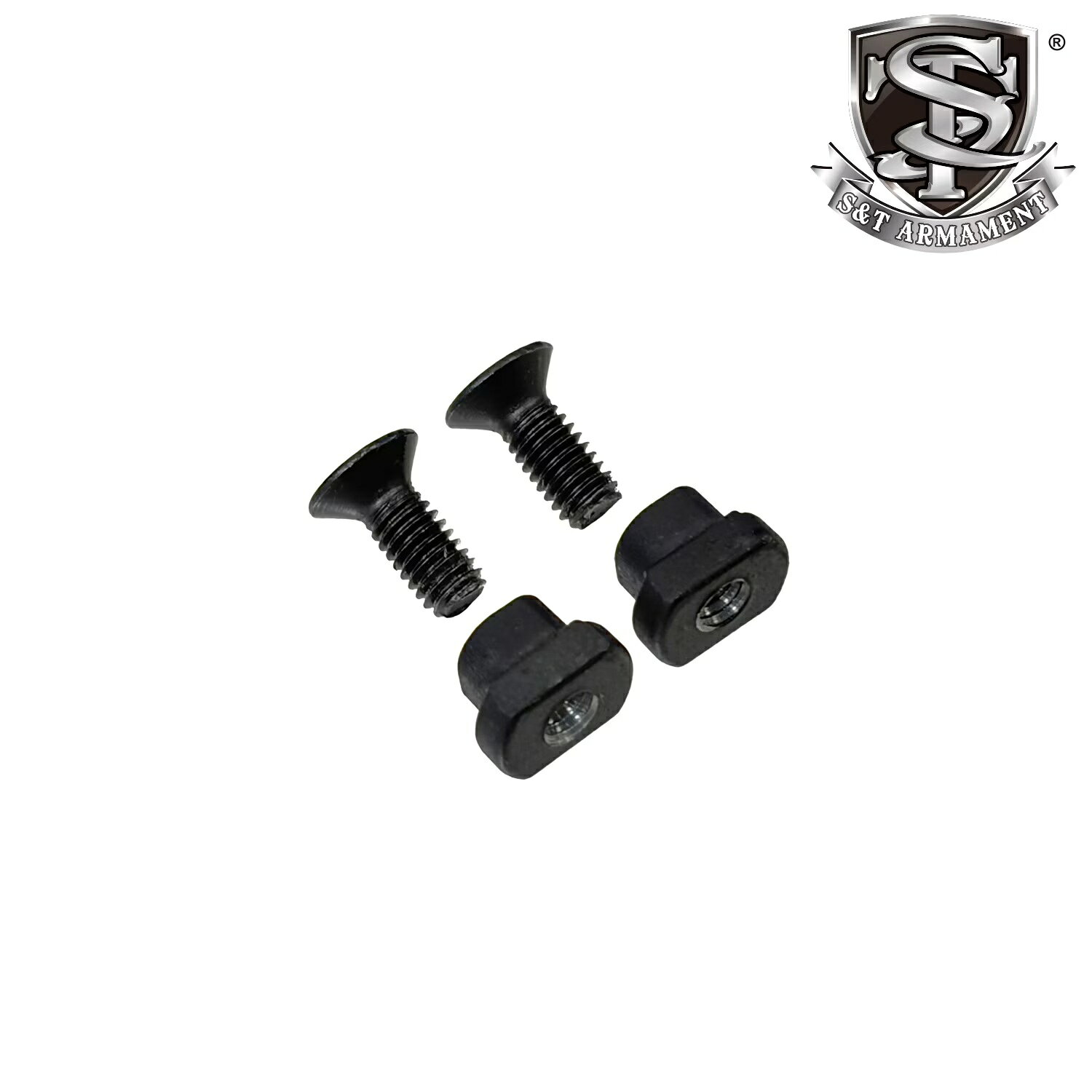 【ゆうパケット対応商品】S&T MLOK ネジナット Set 2Pcs