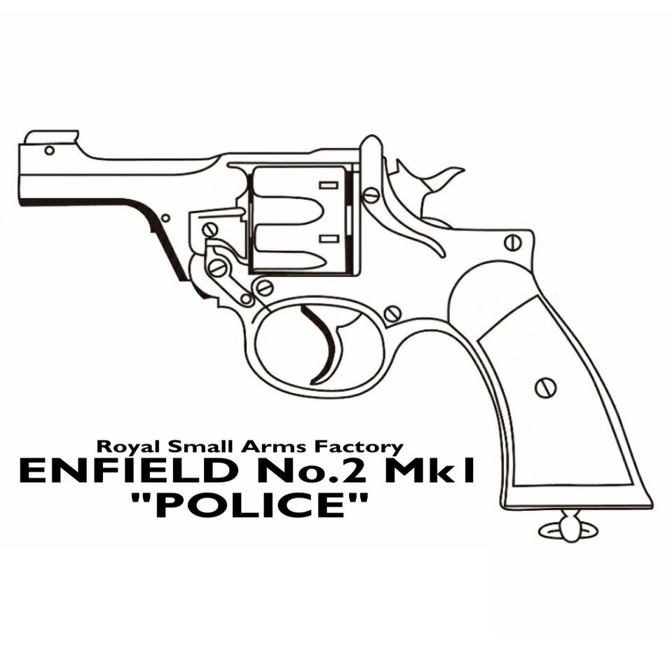 【2026年9月頃入荷予約】 マルシン エンフィールド No.2 Mk.I ポリス モデルガン エクセレントヘビーウェイト 樹脂グリップ 完成品
