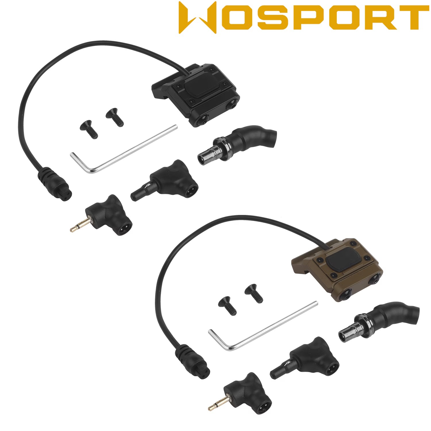 WOSPORT UNITY×Modlite ModButton Liteタイプ 20mmレール用オフセットスイッチ Pro Black