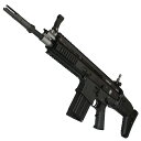 《今月のフェア》WE-TECH/CYBERGUN SCAR-H ガスブローバック BK【FN刻印】