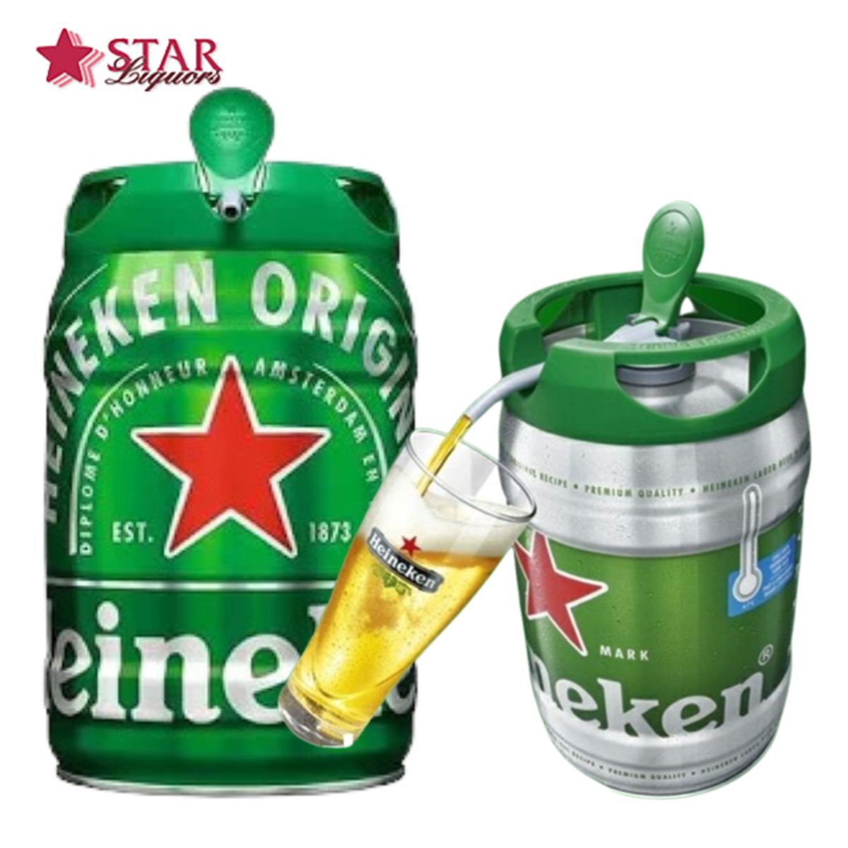 Heineken 樽生 ビール 5L ドラフト ケグ 5L Heineken ハイネケンビール 樽ビール ...