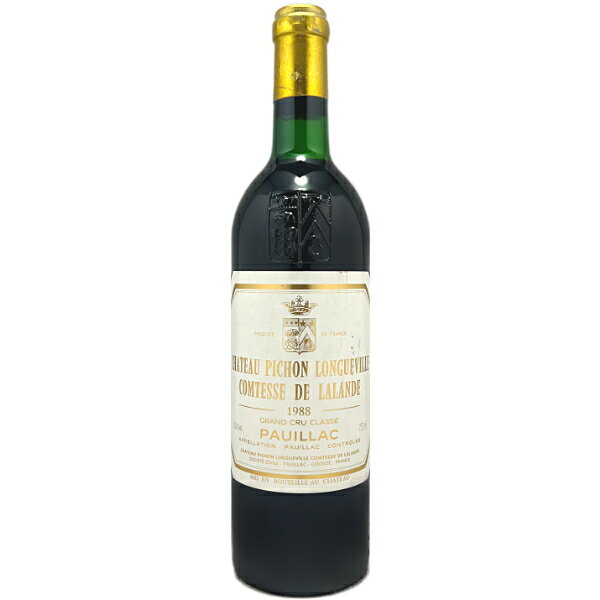 シャトー ピション ロングヴィル コンテス ド ラランド1988Ch.Pichon Longueville Comtesse deLalande750mlボルドー メドック地区 シャトー ピション ロングヴィル コンテス ド ラランド AOC ポイヤック 第2級 ミディアムボディ プレゼント 父の日 お中元