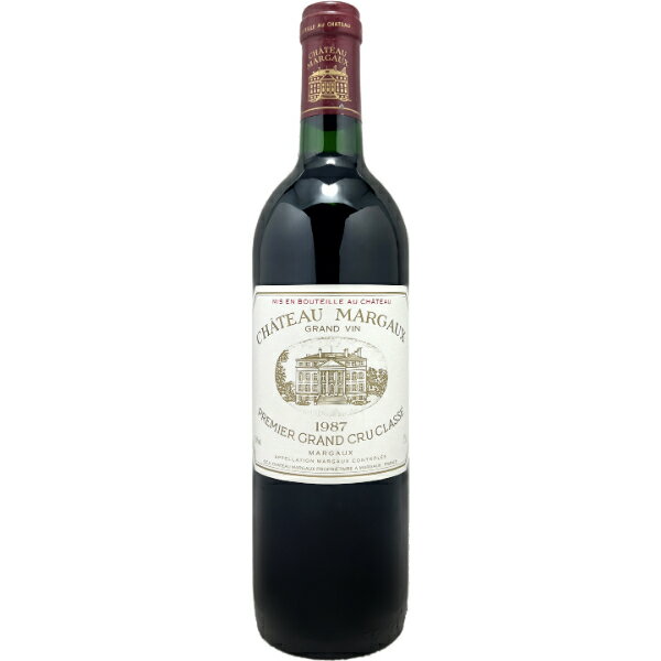 送料無料 シャトー マルゴー 1987Chateau Margaux 750mlボルドー メドック地区 シャトー マルゴー AOC マルゴー 第1級 フルボディ 赤ワインフランス ワイン wine プレゼント ギフト 御祝 御礼 贈り物 お誕生日 VD プレゼント 1987 父の日 お中元