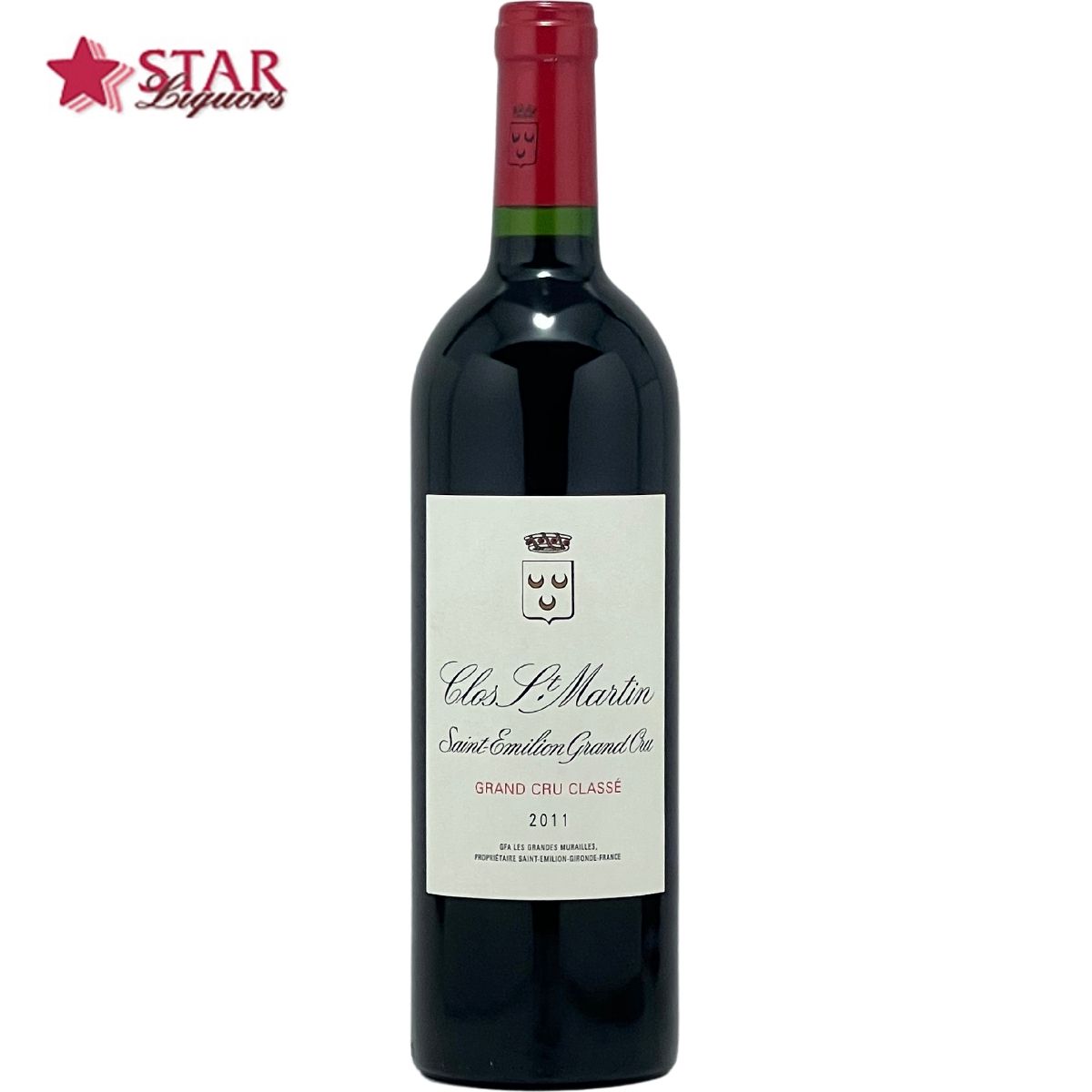 シャトー　クロ　サン　マルタン 2011Ch Clos Saint Martin　2011ワイン 赤ワイン 750ml ボルドー サン テミリオン フランスワイン ボルドーワイン サン テミリオンワイン フランス赤ワイン ボルドー赤ワイン サン テミリオン赤ワイン 御中元 暑中御見舞 star-10007355 スターリカーズ楽天市場店 サンプル画像2