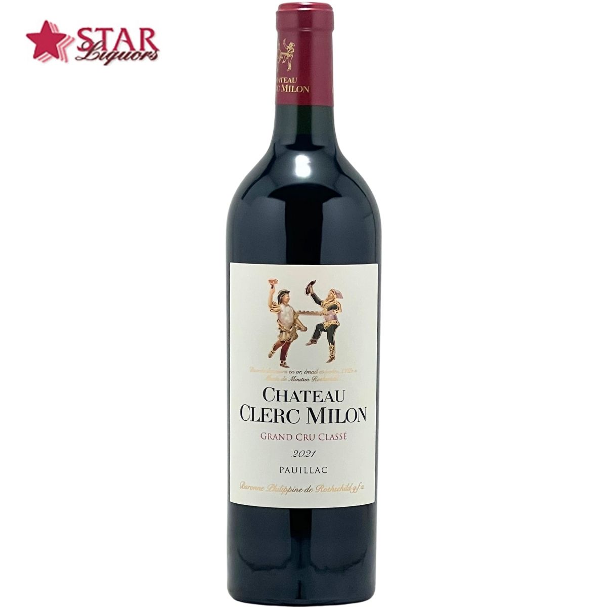 シャトー　クレール　ミロン 2021Ch Clerc Milon　2021ワイン 赤ワイン 750ml ボルドー ポイヤック フランスワイン ボルドーワイン ポイヤックワイン フランス赤ワイン ボルドー赤ワイン ポイヤック赤ワイン 御中元 暑中御見舞 残暑御見舞 帰省お土産 star-10007339 スターリカーズ楽天市場店 サンプル画像2