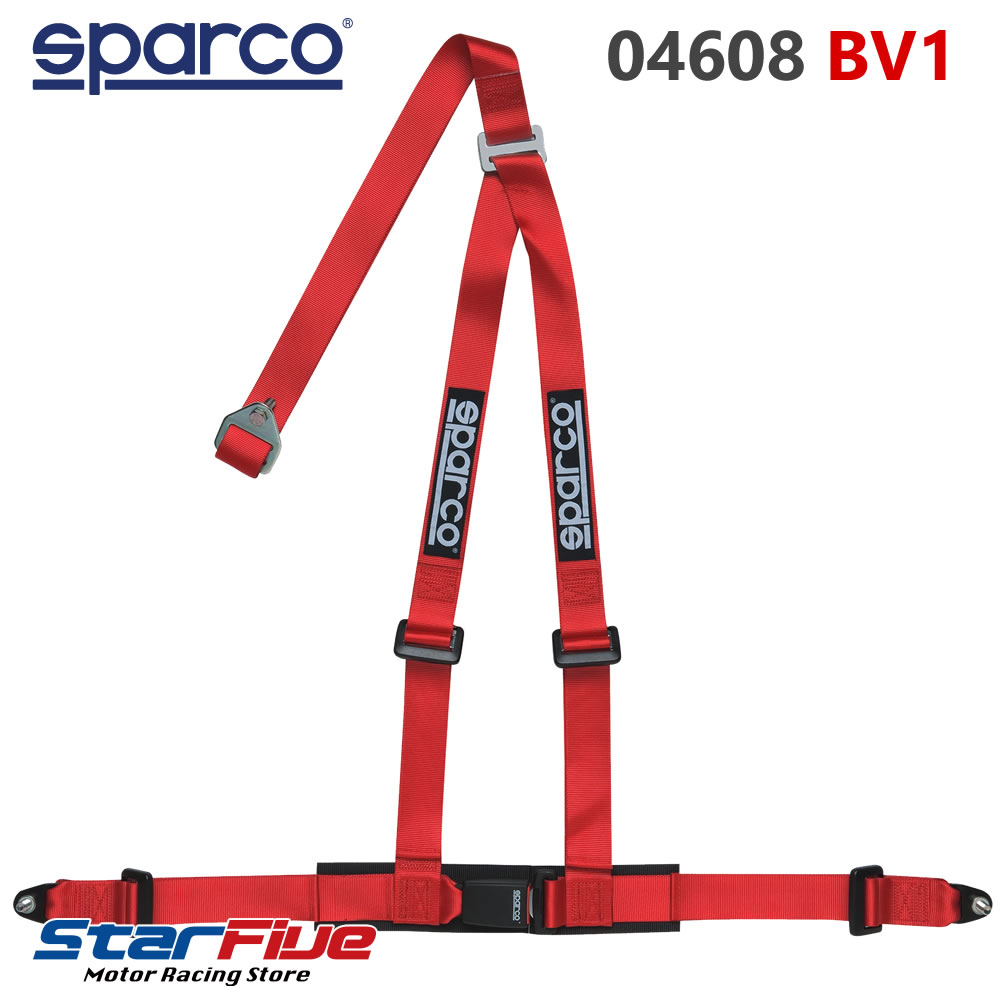 Sparco/スパルコ 3点式シートベルト 04608 BV1 ツーリングカー用 ボルト固定 ECE規格