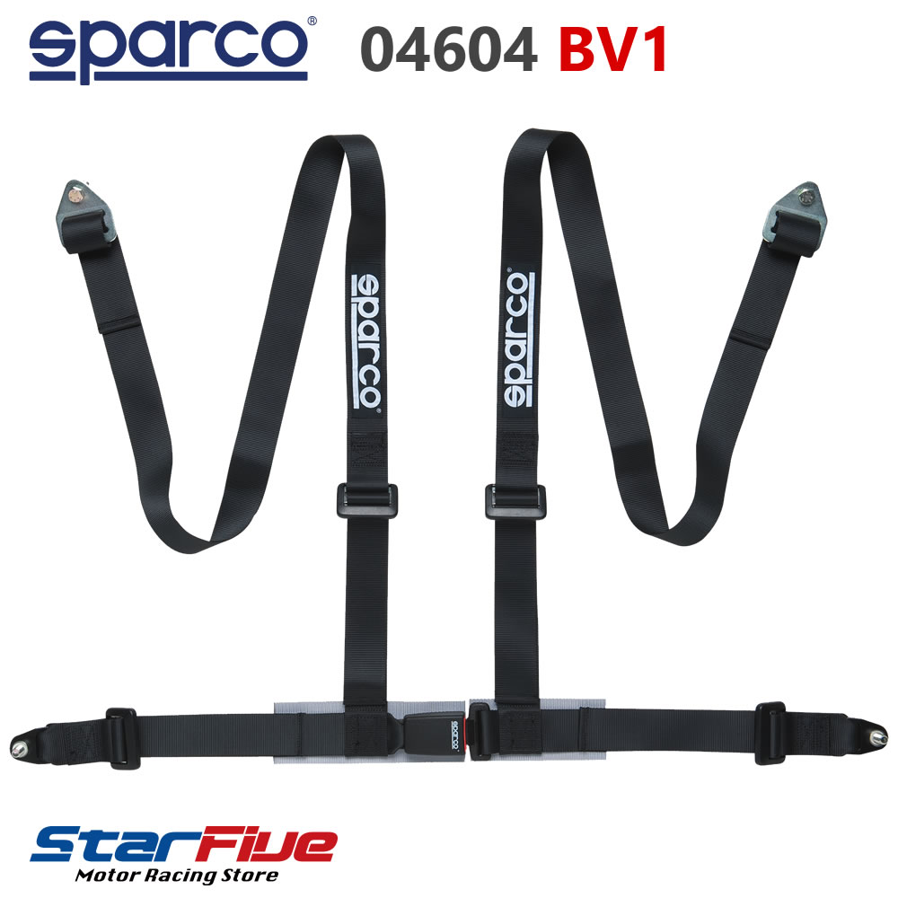 Sparco/スパルコ 4点式シートベルト 04604 BV1 ツーリングカー用 ボルト固定 ECE規格