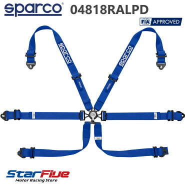 Sparco/スパルコ6点式シートベルト04818RALPDツーリングカー用FIA8853-2016公認