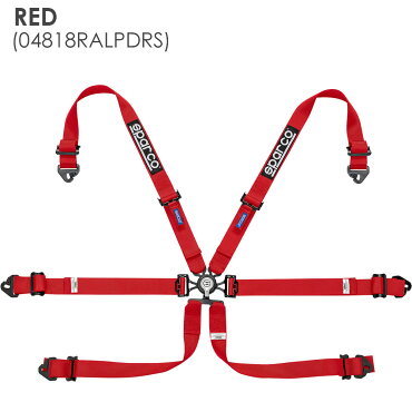 Sparco/スパルコ6点式シートベルト04818RALPDツーリングカー用FIA8853-2016公認