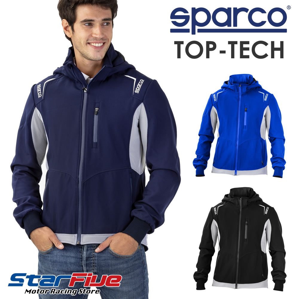 スパルコ ソフトシェルジャケット TOP-TECH (トップテック) Sparco