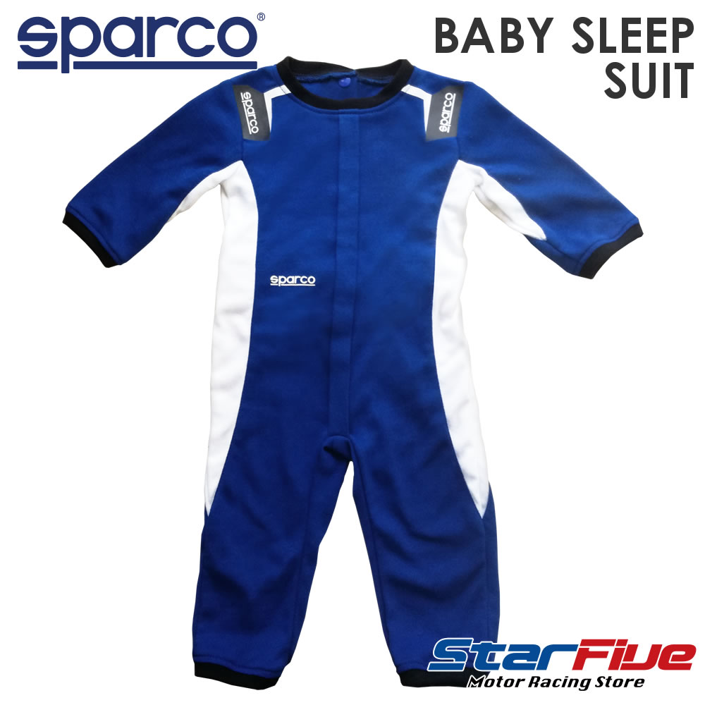 スパルコ ベビー服 レーシングスーツ風パジャマ カバーオール BABY SLEEPSUIT Sparco