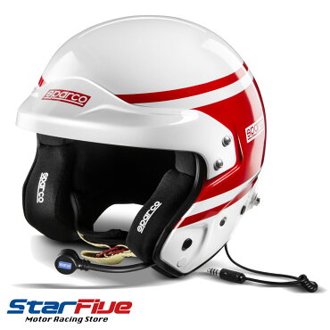 スパルコジェットヘルメットPRO1977RJ-3i四輪用インターコム付きFIA8859-2015公認Sparco
