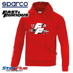 スパルコ×ワイルドスピード フーデッドパーカー HOODIE 01304FFRS Sparco