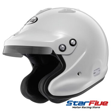 アライヘルメットGPJ38859スネルSAH2010公認四輪用オープンジェットヘルメットホワイトARAIHELMET