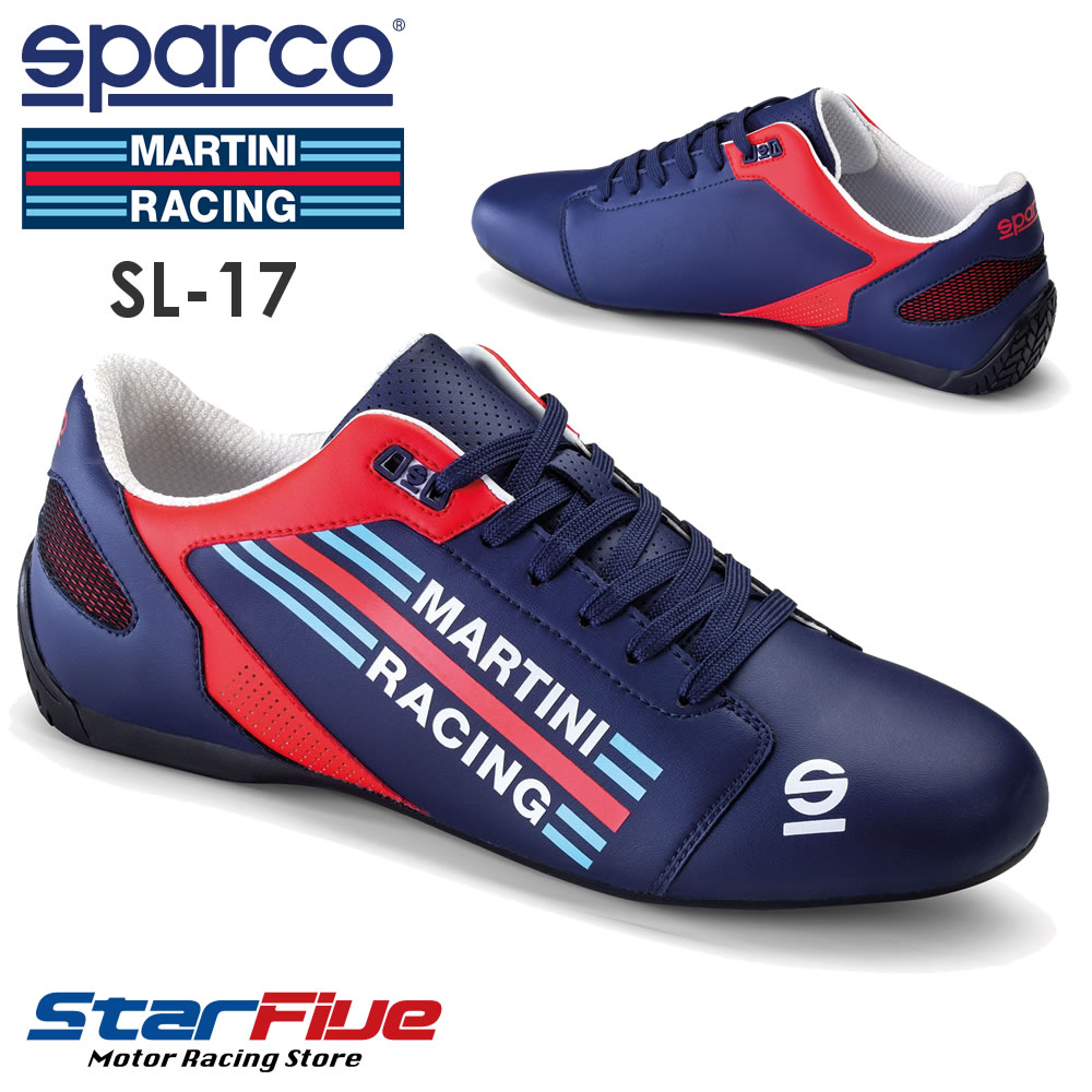 スパルコ×マルティーニレーシング ドライビングシューズ SL-17 Sparco MARTINI RACING