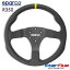 ѥ륳 ƥ R350 쥶 LEATHER 350mm FLAT Sparco