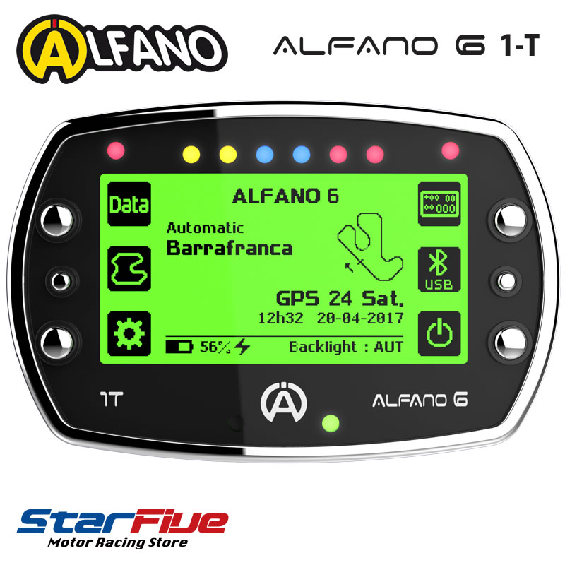 楽天Star5 スターファイブアルファノ6-1T レーシングカート用 GPSラップタイマー データロガー ALFANO