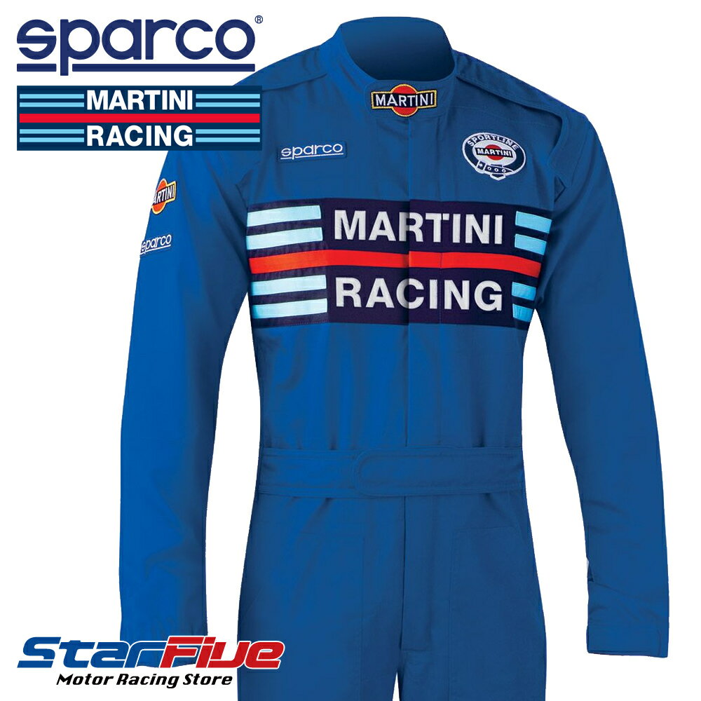 スパルコ×マルティーニレーシング メカニックスーツ MS-4 長袖ツナギ Sparco MARTINI RACING 2024年継続モデル