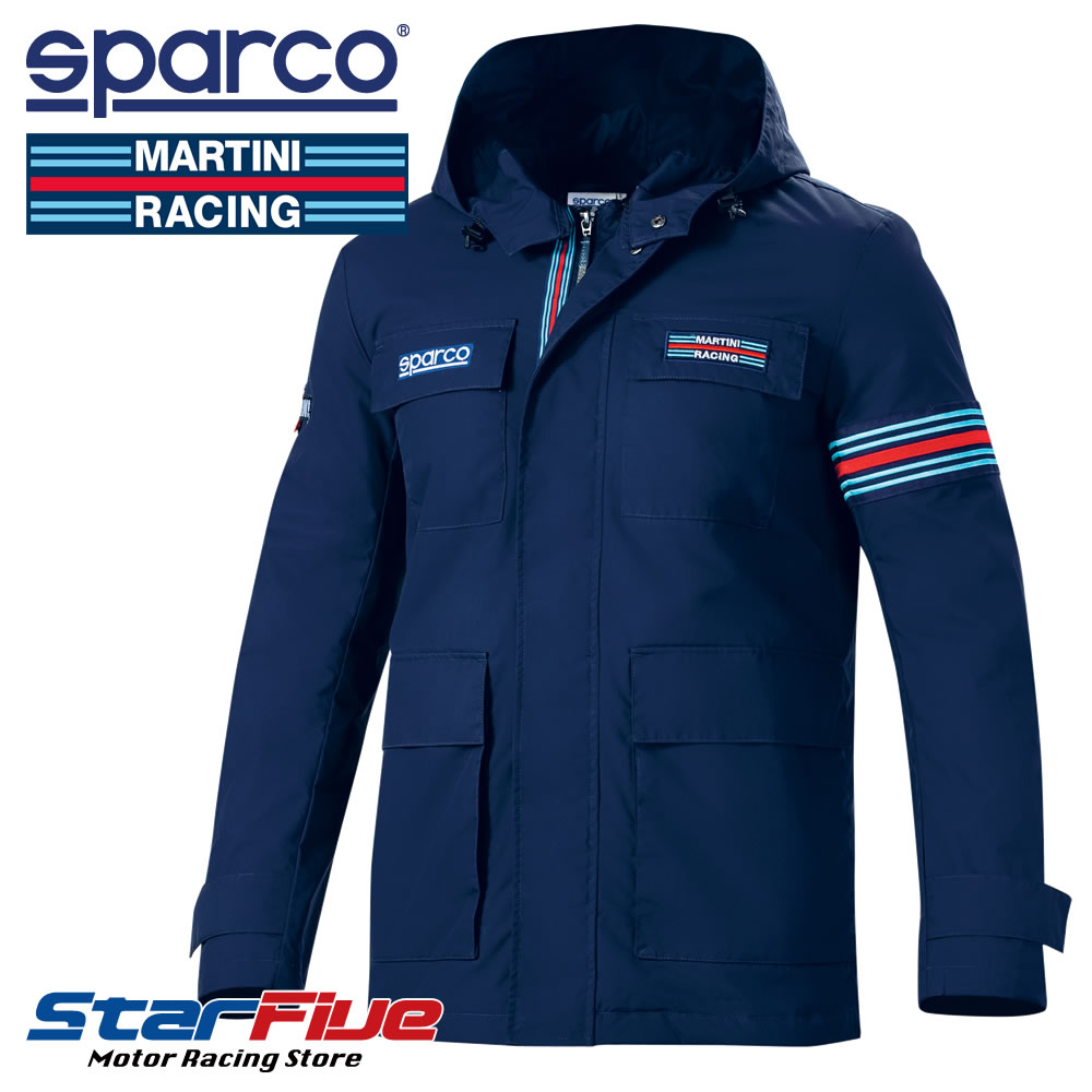 スパルコ×マルティーニレーシング トラックジャケット FIELD TRACK JACKET Sparco MARTINI RACING