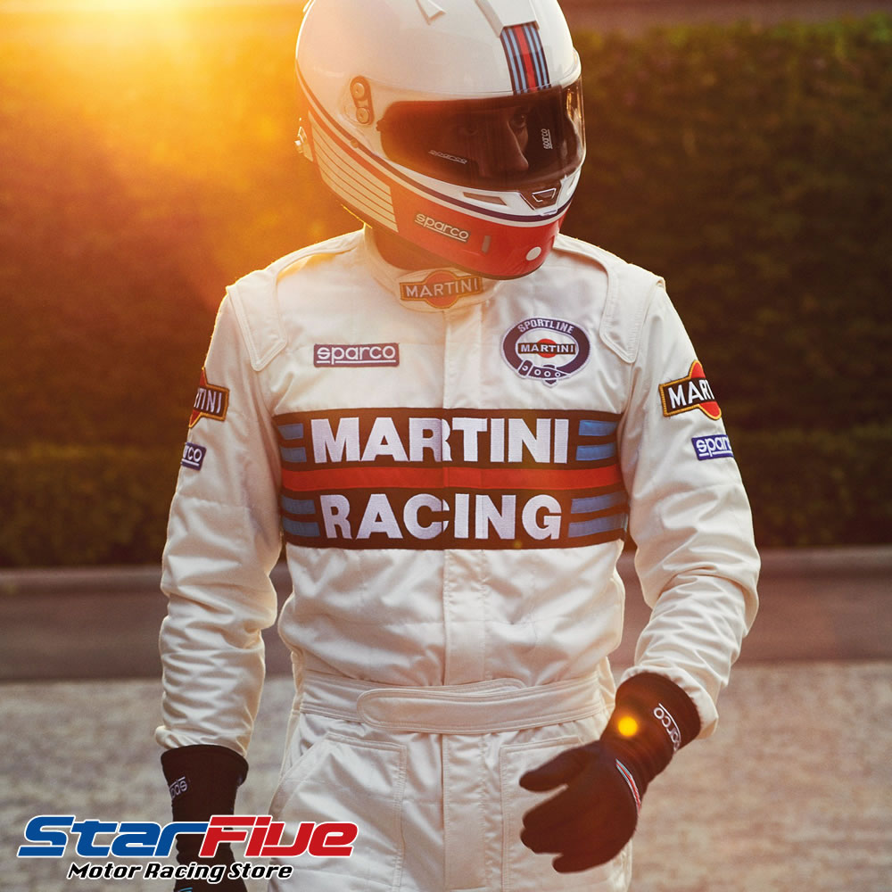 スパルコ レーシングスーツ 4輪用 マルティーニレーシング FIA8856-2018公認 Sparco MARTINI RACING 3