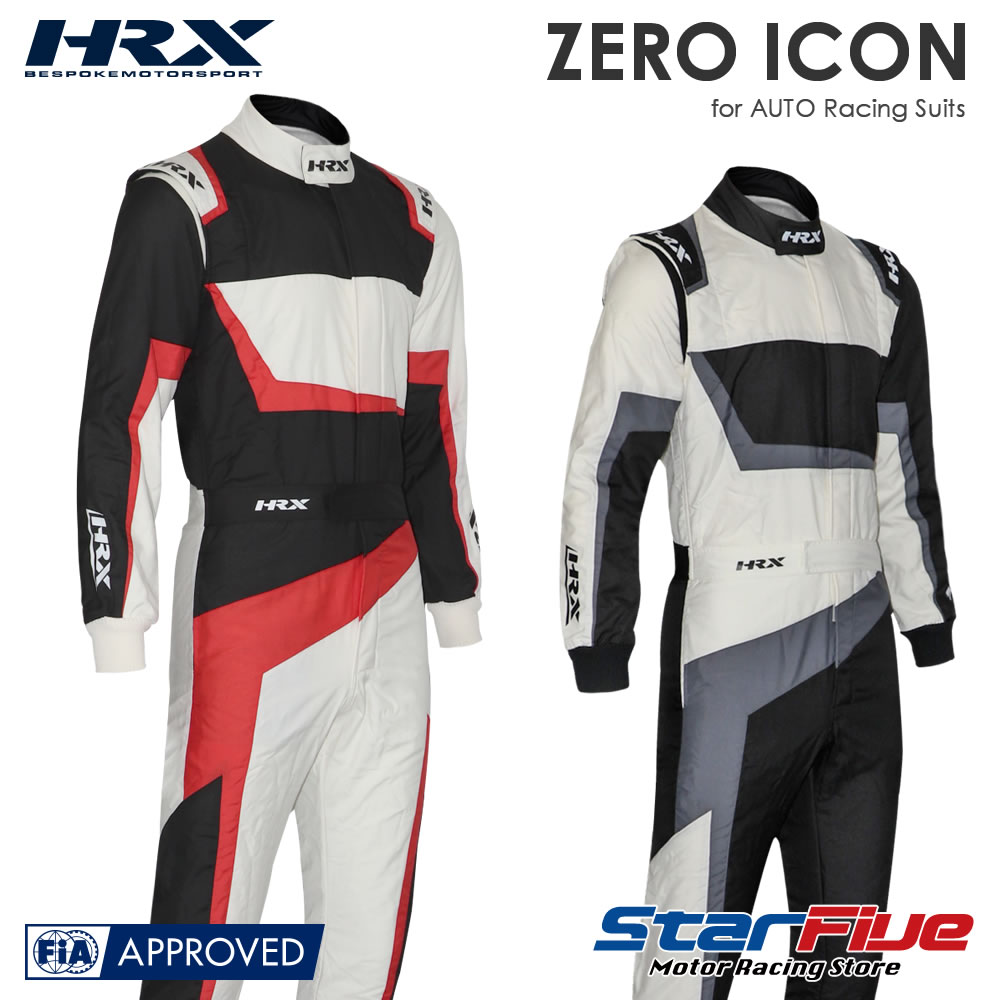 HRX レーシングスーツ 4輪用 ZERO ICON ゼロ アイコン FIA8856-2018公認 JAPAN LIMITED