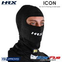 HRX フェイスマスク 耐火 4輪用 ICON アイコン ブラック FIA8856-2018公認 アンダーウェア