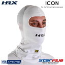 HRX フェイスマスク 耐火 4輪用 ICON アイコン ホワイト FIA8856-2018公認 アンダーウェア
