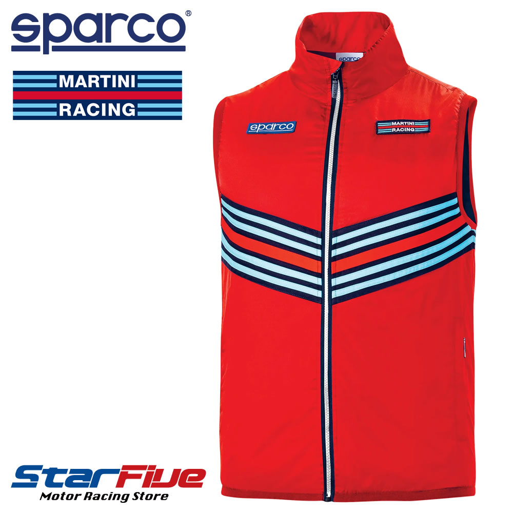 スパルコ×マルティーニレーシング ベスト レプリカ REPLICA VEST Sparco MARTINI RACING
