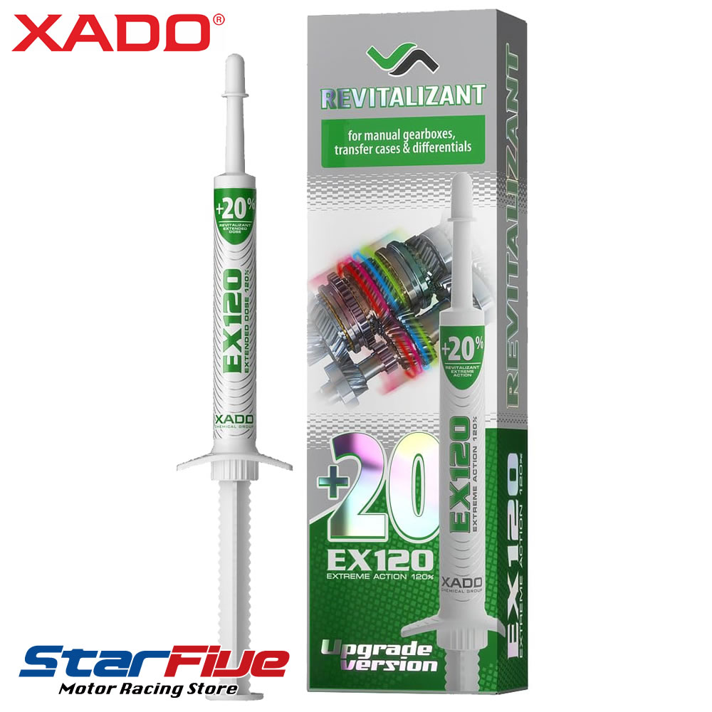 XADO EX120 ギアオイル添加剤 8ml シリンジ マニュアルトランスミッション デフオイル ギアボックス リ..