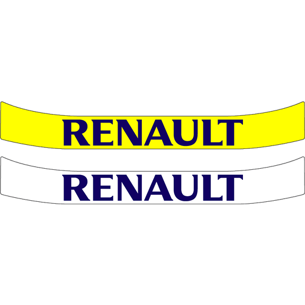 ヘルメットバイザーステッカー REANULT ルノー（bs-0048）