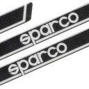 スパルコ シルガードステッカー カーボンルック 2枚セット Sparco