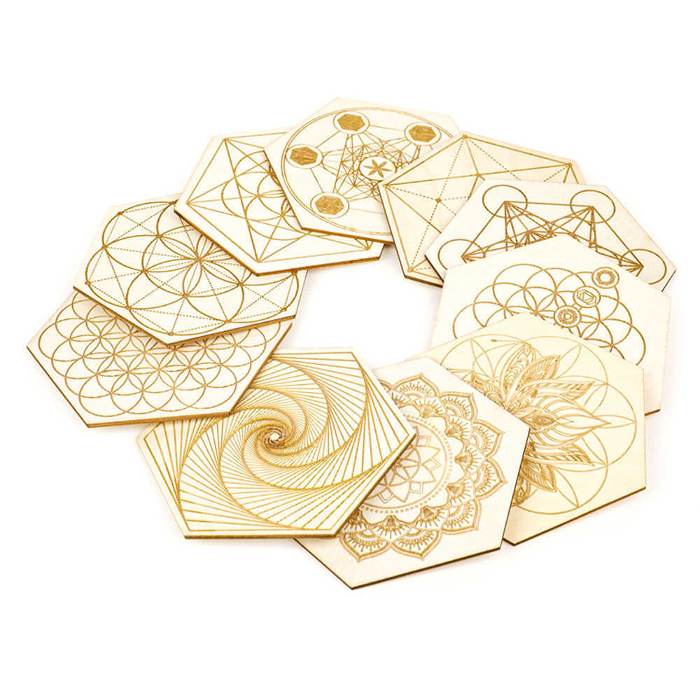 「★エントリーでポイント10倍」エナジーカード エネルギー カード 古代神聖幾何学模様 活性化 幸運 開運 護符 お守り パワーストーン 風水 天然石 浄化 癒し さざれ石 ブレスレット 送料無料