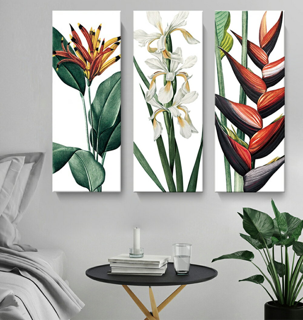 Rakuten - 【6/4〜全品ポイント10倍！】ファブリック 絵画 インテリア 絵 アートフレーム 植物 人気30×80cm 壁掛け 壁絵 おしゃれ インテリアアート 玄関 リビング フレーム アートパネル リビング プレゼント モダン おしゃれ 飾る 送料無料