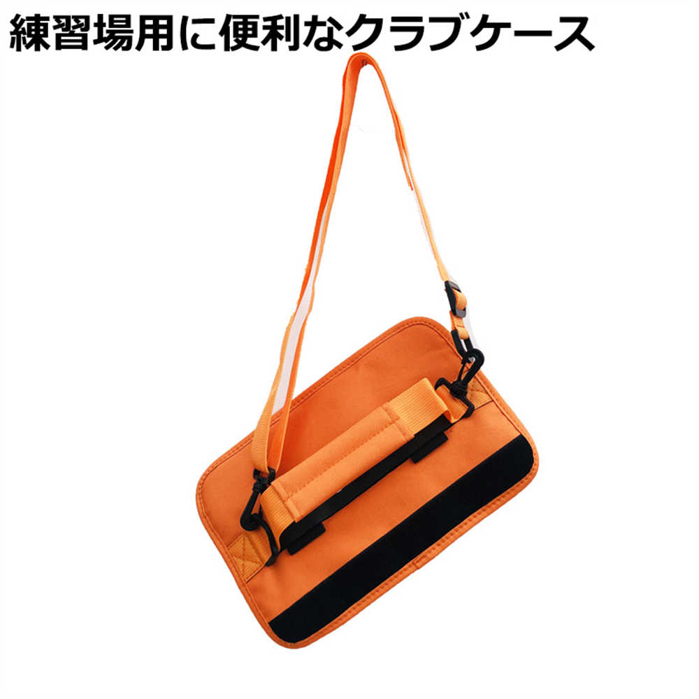 クラブケース 3本収納 コンパクト 軽量 練習用 ゴルフケース ゴルフバッグ キャデ...