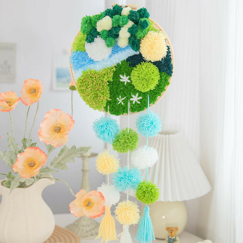 手芸キット 大人向け　手芸　手づくりキット　ハンドメイド　ハンドメイドキット　材料道具キット　動画サポート　刺繍枠 ニードル 糸 布セット　初心者向け　簡単さ 手軽さ　送料無料 staraba-10004593 STARABA サンプル画像2
