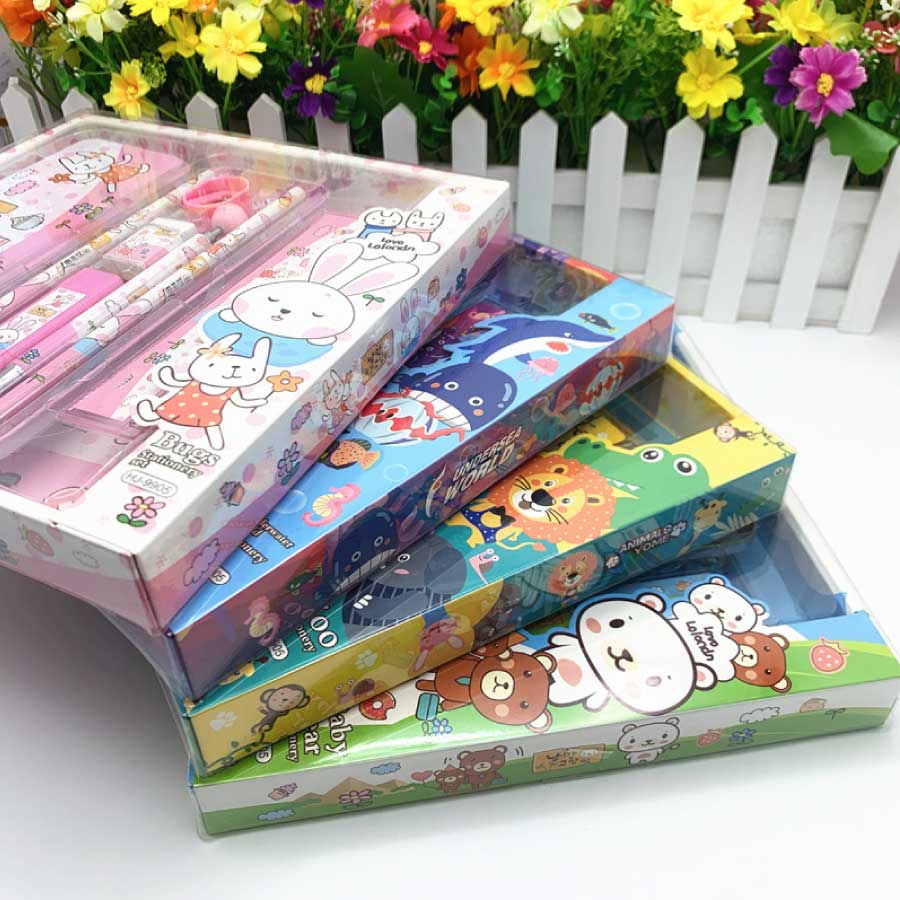 文房具セット 卒園 入学 小学生 お祝い プレゼント かわいい 筆箱 えんぴつ 定規 送料無料 staraba-10004282 STARABA サンプル画像3