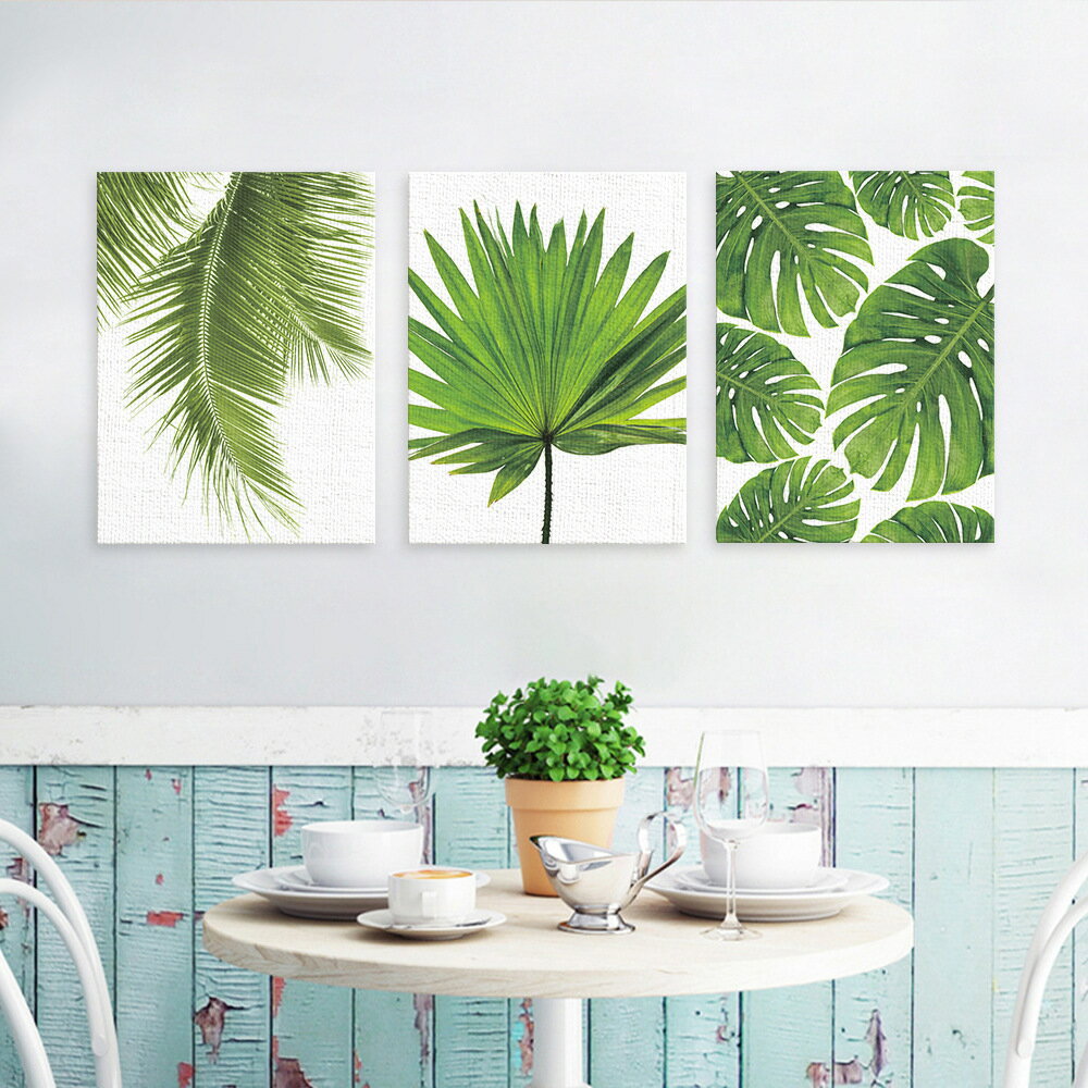 Rakuten - 【最大1,500円OFF クーポン】 ファブリック 3枚セット 絵画 インテリア 絵 アートフレーム 植物 人気30×40cm 壁掛け 壁絵 おしゃれ インテリアアート 玄関 リビング フレーム アートパネル リビング プレゼント モダン おしゃれ 飾る 送料無料
