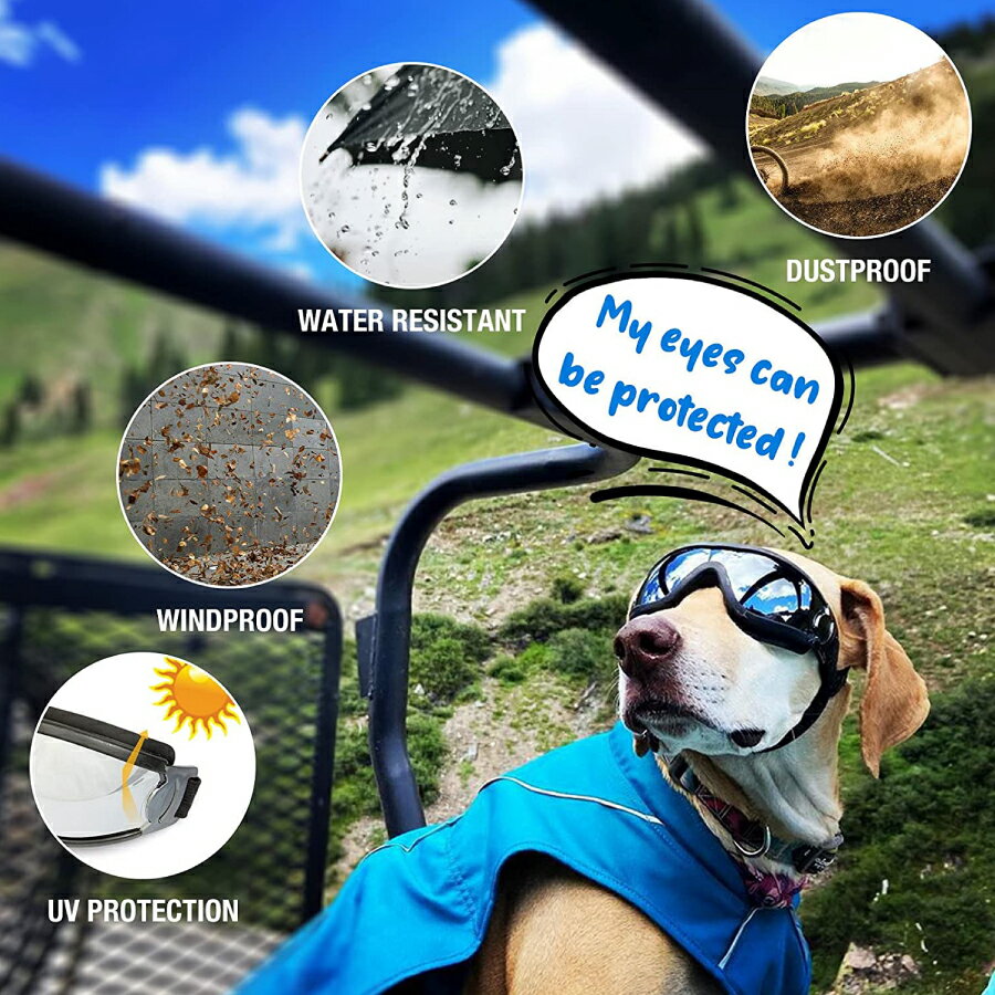 かっこいいドッグ用サングラス 犬用 サングラス ペット用ゴーグル メガネ UVカット お出かけ用 UV 一番の 紫外線 ペット用品 防風 中大型 写真撮影 対策 散歩 送料無料 可愛いメガネ かっこいいドッグ用サングラス 犬用 サングラス ペット用ゴーグル メガネ UVカット お出かけ用 UV 一番の 紫外線 ペット用品 防風 中大型 写真撮影 対策 散歩 送料無料 可愛いメガネ