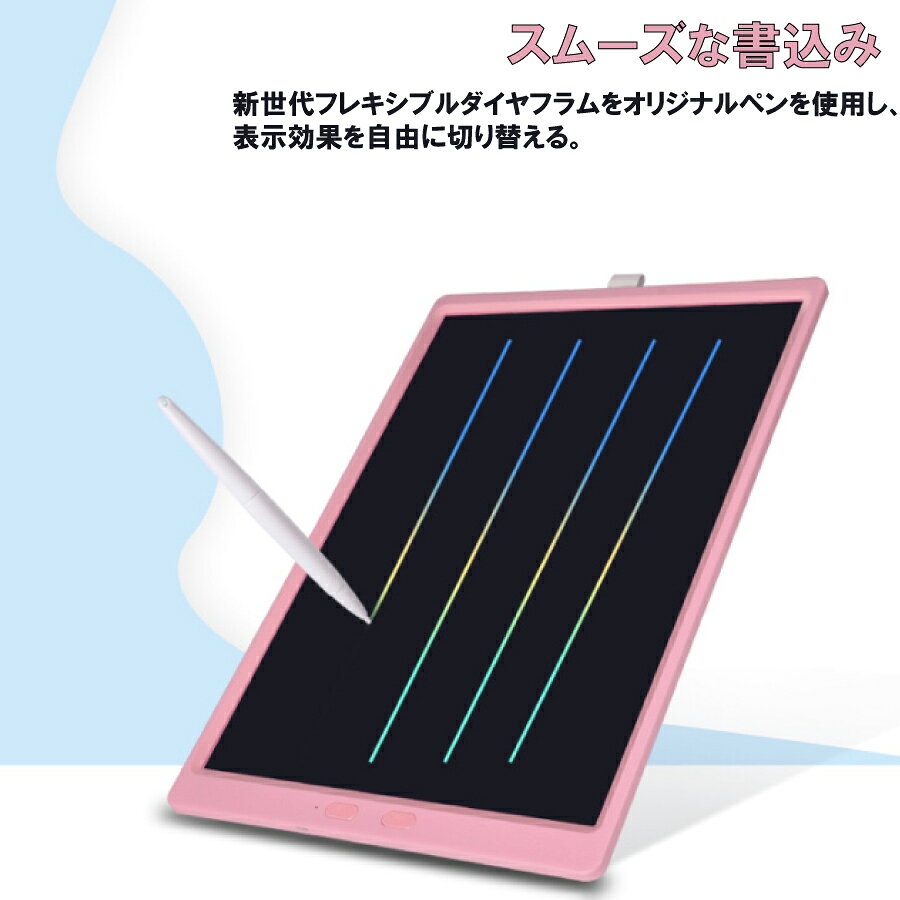 【スーパーSALE★P10倍】 お絵かき 21インチ 電子パッド お絵かきボード おもちゃ 電子メモ ボード 女の子 男の子 誕生日 玩具 クリスマス プレゼント 送料無料 3