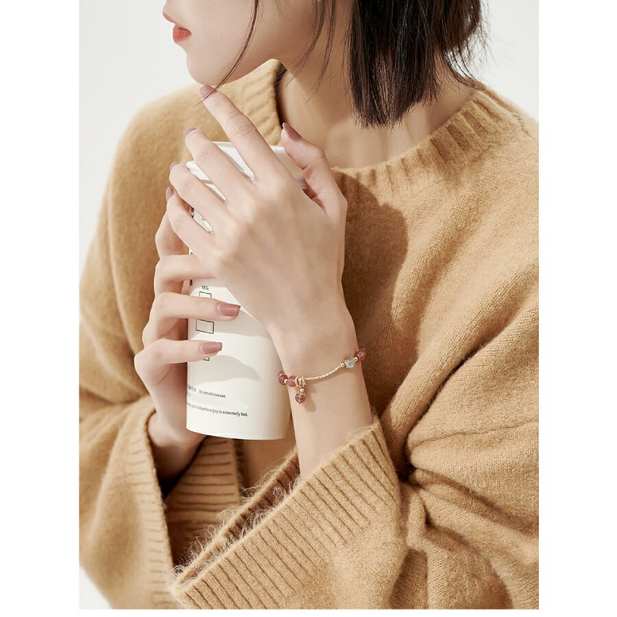 「要エントリー★ポイント10倍」 父の日 母の日 ピンク ブレスレット 水晶 アクセサリー 小物 キレイ 装飾 おしゃれ プレゼント レディース 結婚式 パーティー 撮影 メール便 送料無料