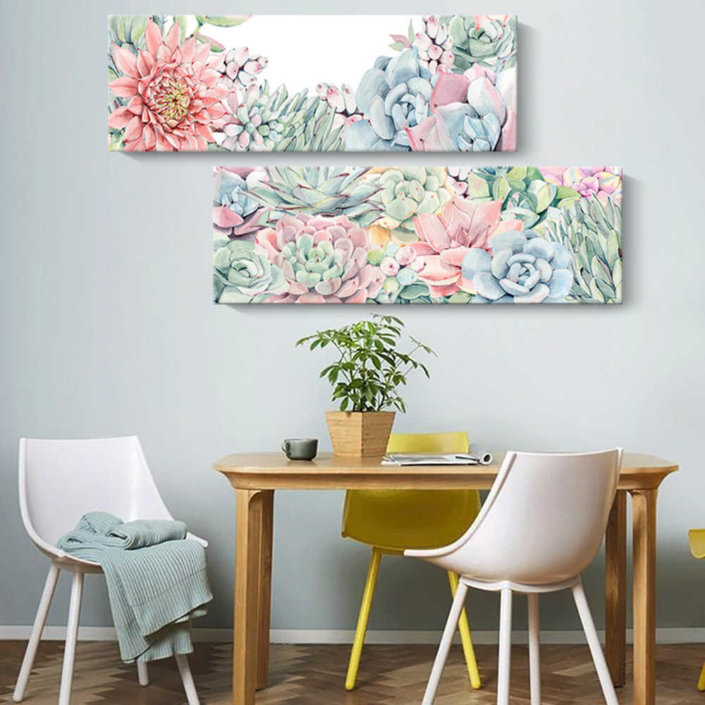 Rakuten - 【最大1,500円OFF クーポン】 ファブリック 絵画 インテリア 絵 アートフレーム 植物 人気30×90cm 壁掛け 壁絵 おしゃれ インテリアアート 玄関 リビング フレーム アートパネル リビング プレゼント モダン おしゃれ 飾る 送料無料