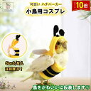 「エントリーでポイント10倍 」鳥ペットの服 オウム インコ オカメインコ かわいい 蜂 パーカー 面白い 鳥コスプレ 着用簡単 写真 小道具 クリスマス パー...