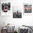 「エントリーでポイント10倍 」モノトーン 絵画 ファブリック 車 電車 インテリア パネル 人気 モダン 絵 40×30cm 装飾 アートパネル 壁掛け 壁絵 ホテル 旅館 リビング プレゼント アートフレーム 送料無料(3)