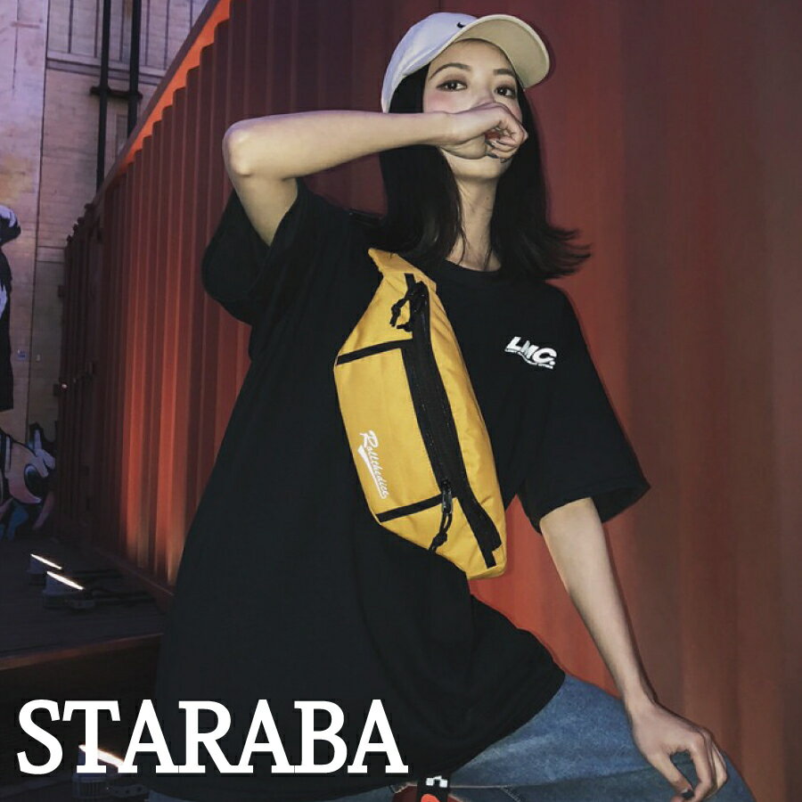 Rakuten - 【最大1,500円OFF クーポン】 STARABA ウエストポーチ ボディバッグ ユニセックス 男女兼用 メンズ レディース サブバッグ ウエストバッグ ワンショルダー 送料無料