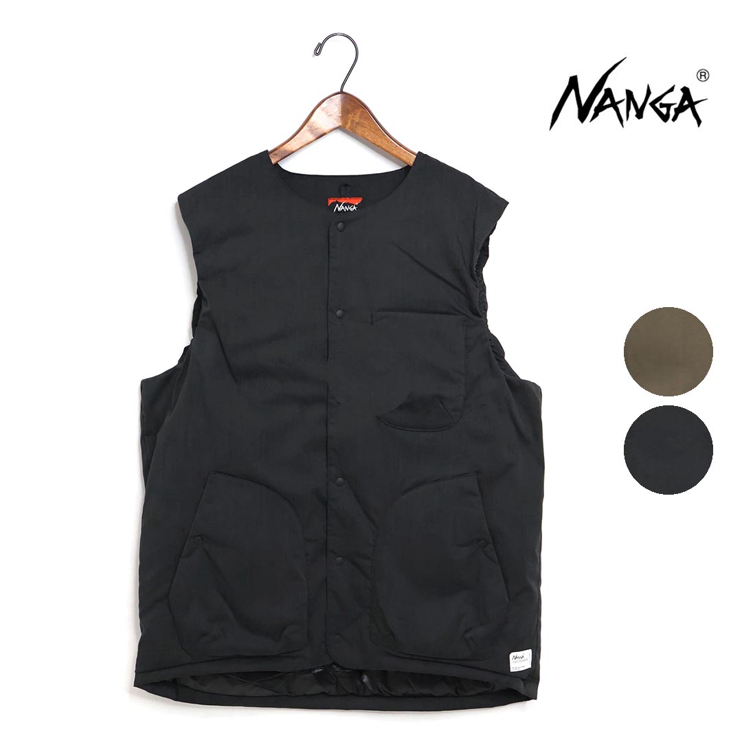 楽天HANGERS Store☆【SALE】メンズ NANGA ナンガ HINOC RIPSTOP INNER DOWN VEST ヒノックリップストップインナーダウンベスト 品番：ND2441-1N304-A【20％OFF】